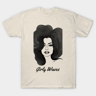 girly waves, surfer girl, surf vibes, v2 T-Shirt